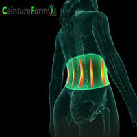 Ceinture Chauffe Dos Électrique de ceinture form