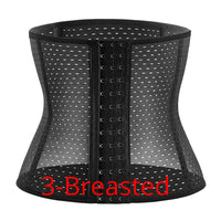Gaine Respirante noire perforée à compression pour affiner la silhouette et améliorer posture, disponible en grande taille.