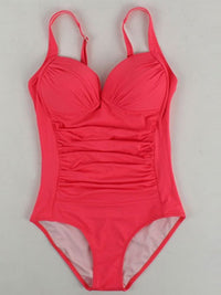 Maillot de Bain Une Pièce Grande Taille orange foncé