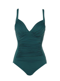 Maillot de Bain Une Pièce Grande Taille vert bleu