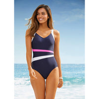 Maillot de Bain Vintage violet et rose