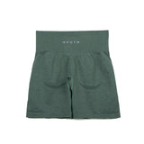 short legging vert foncé