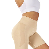 short legging beige