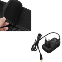 Prise secteur et velcro de la ceinture vibrante