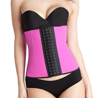 ceinture amincissante latex rose