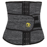 Ceinture de sudation ventre plat gris