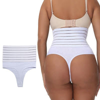 culotte gainante blanche femme vue de derrière