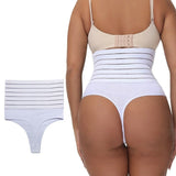 culotte gainante blanche femme vue de derrière