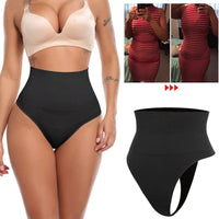 Femme qui porte gaine string tanga gainant