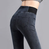 Jegging amincissant gris foncé