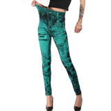 Jegging gainant vert