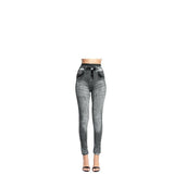 Jegging gainant gris clair