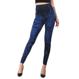 Jegging gainant bleu fashion