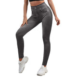 Jegging gainant gris