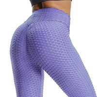 Legging anti cellulite grande taille violet clair