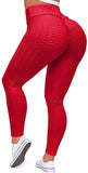 Legging anti cellulite grande taille rouge