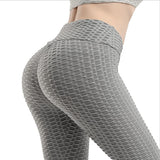 Gros plan legging anti cellulite grande taille gris