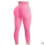 Legging anti cellulite grande taille rose