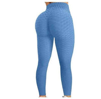 Legging anti cellulite grande taille bleu léger