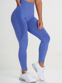 Legging anti cellulite push up fitness gym sport  bleu