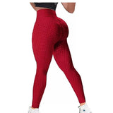 Legging anti cellulite rouge