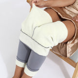 Legging gainant polaire gris