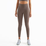 Legging gainant yoga marron beige