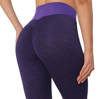 Legging massant anti cellulite violet