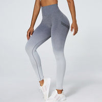 vue avant Legging minceur gainant gris et blanc