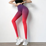 Legging minceur gainant rouge et violet