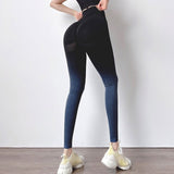 Legging minceur gainant noir dégradé