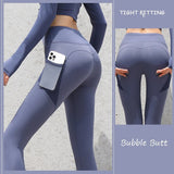 Legging minceur sport femme violet clair
