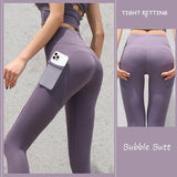 Legging minceur sport femme violet