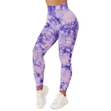 Legging Sculptant Amincissant Push Up Fessier violet clair
