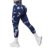 Legging Sculptant Amincissant Push Up Fessier bleu foncé