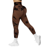 Legging Sculptant Amincissant Push Up Fessier marron