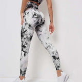 Legging Sculptant Amincissant Push Up Fessier blanc et noir