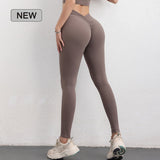 Legging super moulant femme beige gris