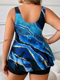Maillot de Bain Tankini Grande Taille Femme