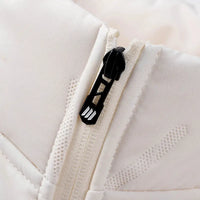 Veste matelassée femme rose col montant hiver 8