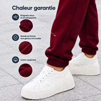 Ensemble de Jogging Chaud Doublé Polaire Femme