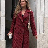 Manteau long femme coupe large style trench 5
