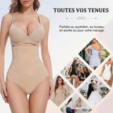 Culotte Gainante Taille Haute Double Couche avec String