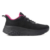 Baskets femme noires imperméables antidérapantes confortables – Rose