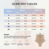 Culotte Gainante Taille Haute Double Couche avec String