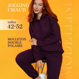Ensemble de Jogging Chaud Doublé Polaire Femme
