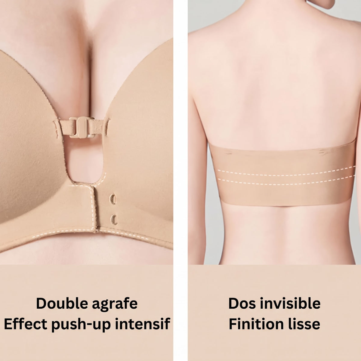 Soutien-Gorge Push-Up Fermeture Devant