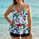 2 Acheté = 1 Offert | Tankini Ample Leopard / XL Papillon