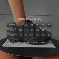 Baskets Plateforme Noires Chunky Design Futuriste