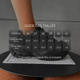 Baskets Plateforme Noires Chunky Design Futuriste